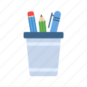 holder, pen holder, pen pot, pencil box, pencil, box, container, ruler