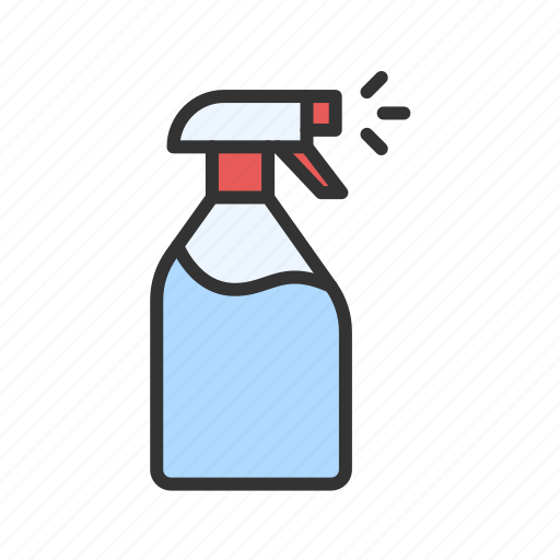 Spray bottle, water spray, sprayer, barber spray, shower, cleaner, hygiene icon - Download on Iconfinder