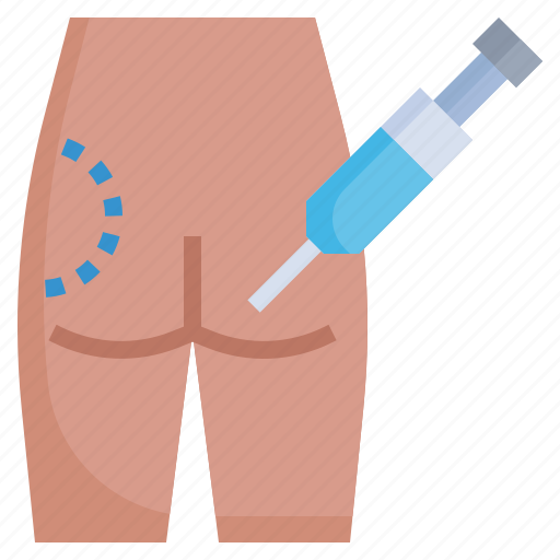 Butt1, gluteus, intervention, body, part, plastic, surgery icon - Download on Iconfinder