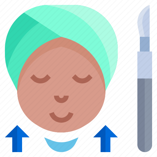 Face2, beauty, surgery, healthcare, and, medical, lifting icon - Download on Iconfinder