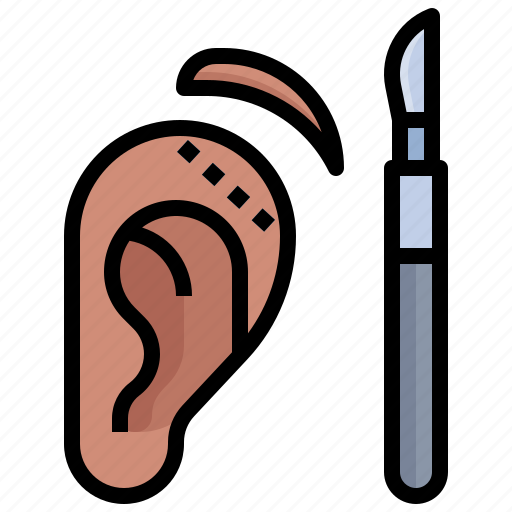 Ear, plastic, surgery, aesthetics, healthcare, and, medical icon - Download on Iconfinder