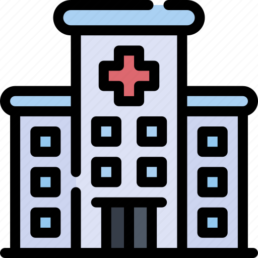 Hospital, hospitals, clinic, building, hospitalization, health icon - Download on Iconfinder