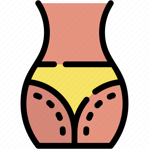 Aesthetics, ass, butt, gluteus, plastic, surgery, lift icon - Download on Iconfinder