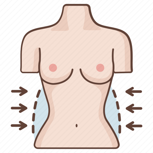 Cosmetic, fat, liposculpture, plastic, reduction, surgery, waist icon - Download on Iconfinder