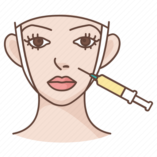 Botox, cosmetic, injection, plastic, skin, surgery, wrinkles icon - Download on Iconfinder