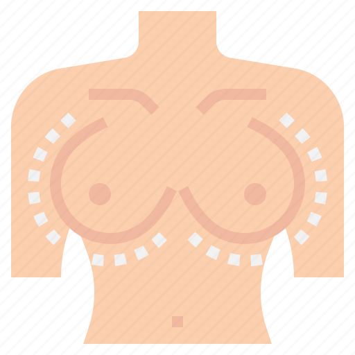 Breast, reduction, liposuction, surgery, breasts, aesthetics icon - Download on Iconfinder