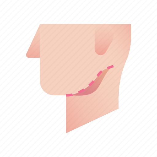 Chin, enhancement, facial, jaw, jaw contouring, reduction, surgery icon - Download on Iconfinder