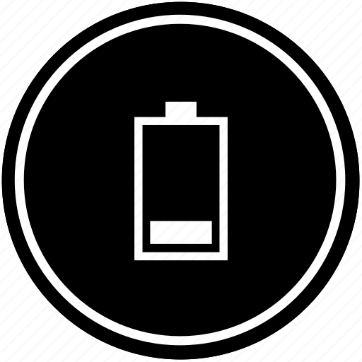 Battery, charge, level, low, mobile, vertical icon - Download on Iconfinder