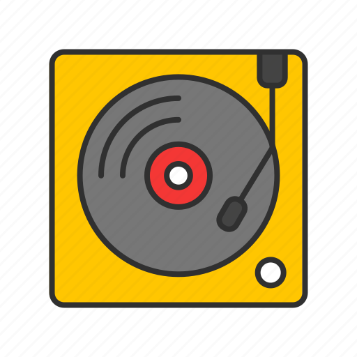 Dj, record, scratch, turntable icon - Download on Iconfinder