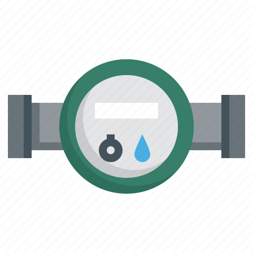 Water, meter, pipe, plumbing, pipes icon - Download on Iconfinder