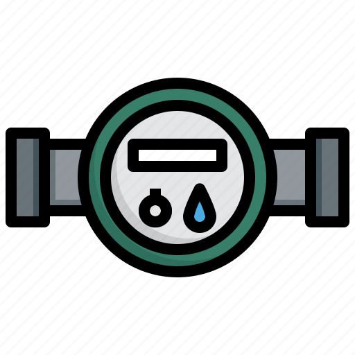 Water, meter, pipe, plumbing, pipes icon - Download on Iconfinder
