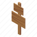 wooden, indicator, isometric