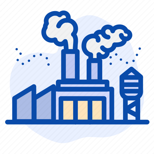 Air pollution, factory, industry, smoke icon - Download on Iconfinder