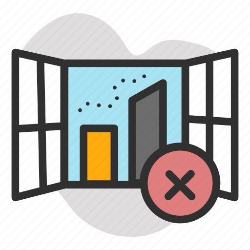 Air pollution, close, open, town, window icon - Download on Iconfinder