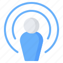 podcaster, broadcast, communication, podcast, signal, radio, transmission