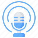 microphone, broadcast, podcast, broadcasting, signal, radio, transmission