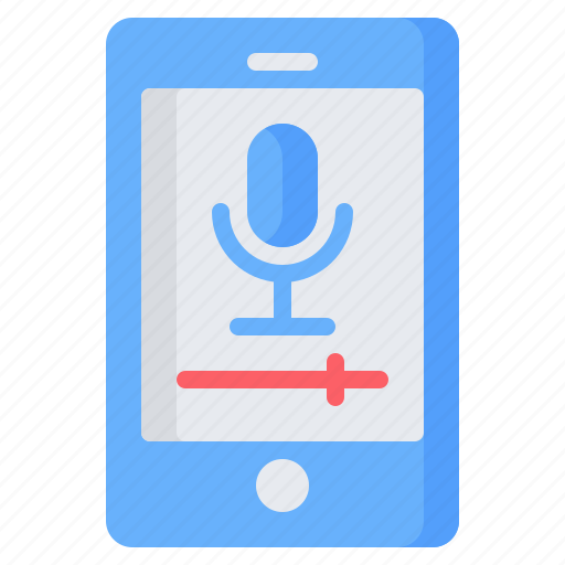 Microphone, record, voice, recording, podcast, media player, smartphone icon - Download on Iconfinder