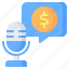 audio, money, microphone, earning, podcast, monetize, finance 