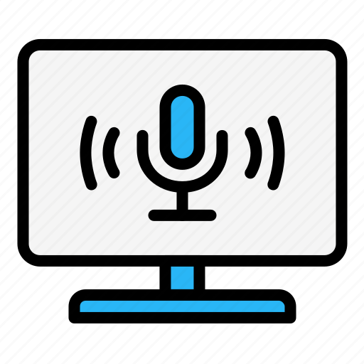 Monitor, podcast, music, multimedia, recorder, website, communications icon - Download on Iconfinder