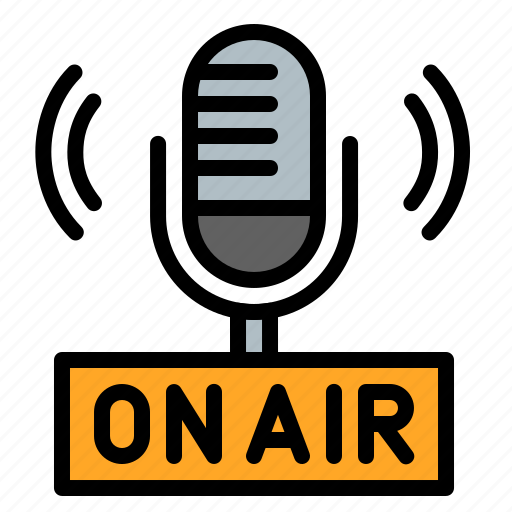 Microphone, on air, broadcast, podcast, broadcasting, streaming, radio icon - Download on Iconfinder
