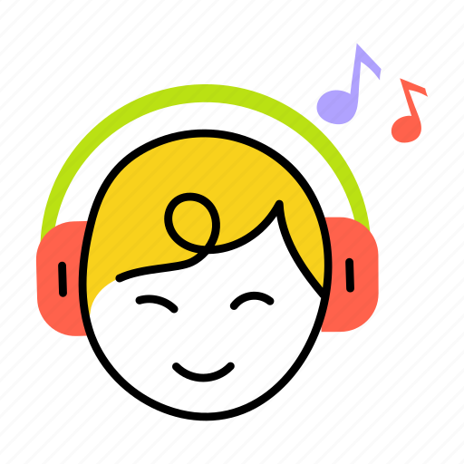 Enjoy music, listening music, music headset, music lover, listening song icon - Download on Iconfinder