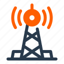 broadcast, tower, signal, radio, transmission