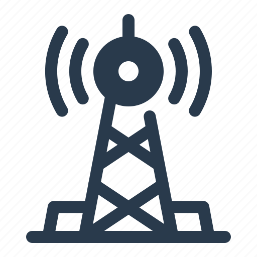 Broadcast, tower, signal, radio, transmission icon - Download on Iconfinder