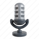 mic, microphone, podcast, audio, sound
