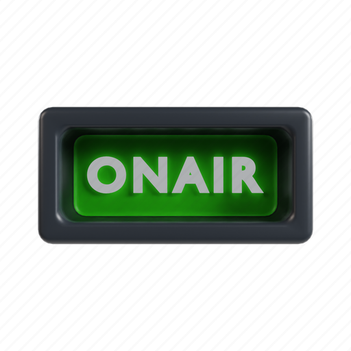 On, air, sign, record, recording, audio, podcast icon - Download on Iconfinder