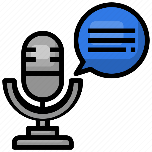 Chat, podcast, headphones, communications, speech, bubble icon - Download on Iconfinder