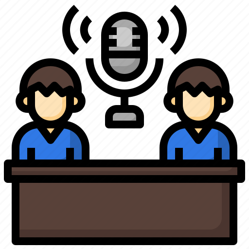 Communication, talk, show, podcaster, host, broadcast icon - Download on Iconfinder