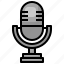 microphone, podcast, electronic, audio, record 