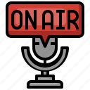 on, air, broadcasting, podcast, streaming