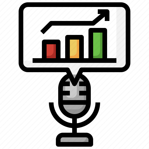 Podcast, audio, microphone, graph, chart icon - Download on Iconfinder