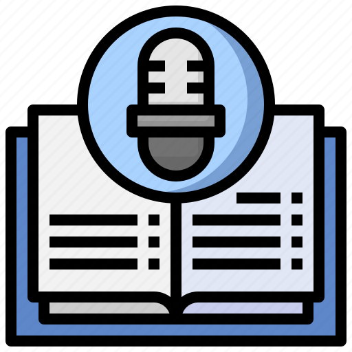 Audio, book, study, podcast, review, literature, education icon - Download on Iconfinder
