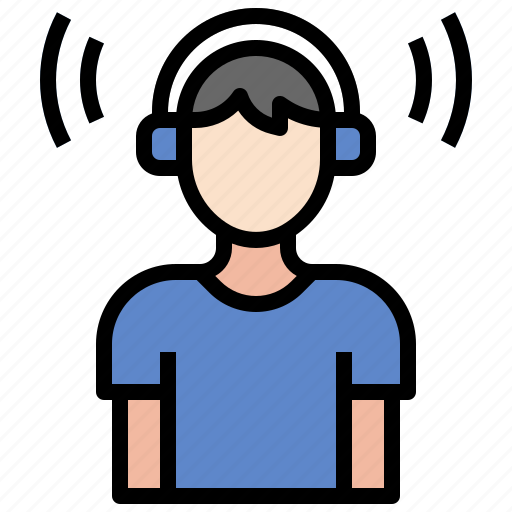 Listener, listening, podcast, headphones, listen, user, smartphone icon - Download on Iconfinder