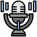 microphone, music, multimedia, podcast, electronic, audio, record