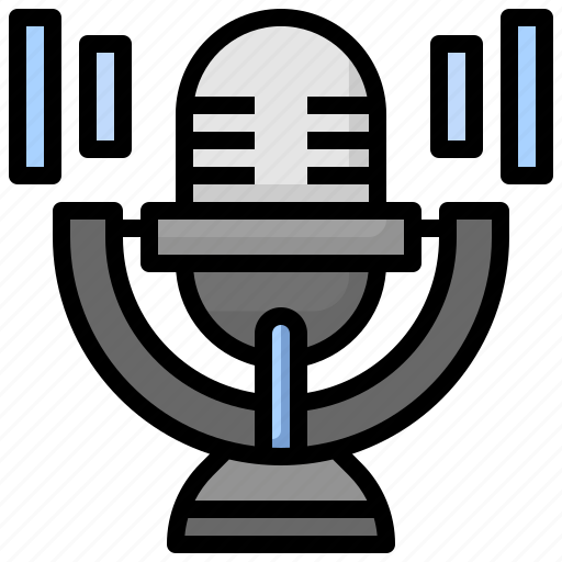 Microphone, music, multimedia, podcast, electronic, audio, record icon - Download on Iconfinder