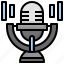 microphone, music, multimedia, podcast, electronic, audio, record 