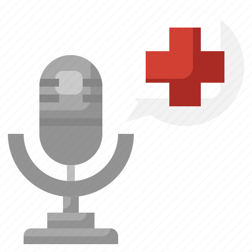 Health, podcast, audio, microphone, healthcare icon - Download on Iconfinder