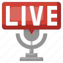 live, broadcasting, podcast, streaming, news
