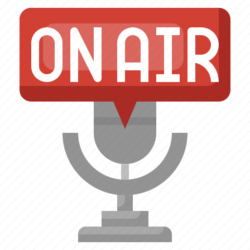 On, air, broadcasting, podcast, streaming icon - Download on Iconfinder