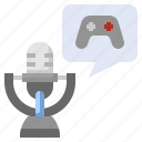 game, bubble, chat, gaming, podcast, audio, joystick