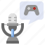 game, bubble, chat, gaming, podcast, audio, joystick 
