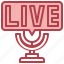 live, broadcasting, podcast, streaming, news 