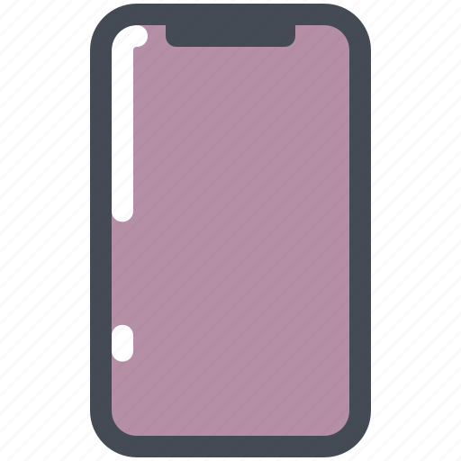 iphone x flat icon