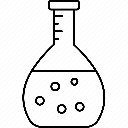 Chemical flask, conical flask, lab flask, lab research, laboratory experiment icon - Download on Iconfinder