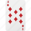 poker, diamond, playing cards, eight, hazard, card 