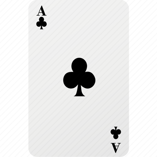 Poker, ace, club, hazard, playing card, card icon - Download on Iconfinder