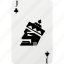 poker, club, palying card, hazard, jack, card 